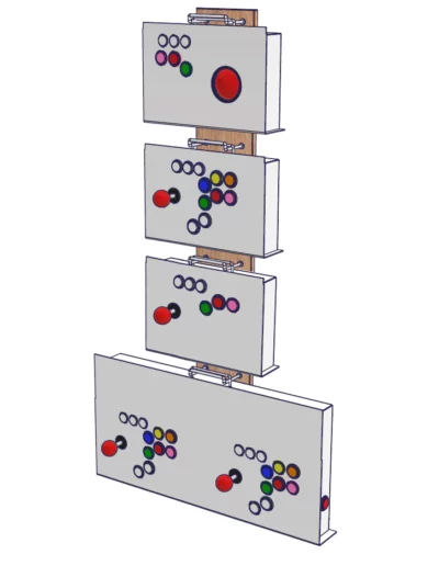 Storage Rack for Sente Controllers